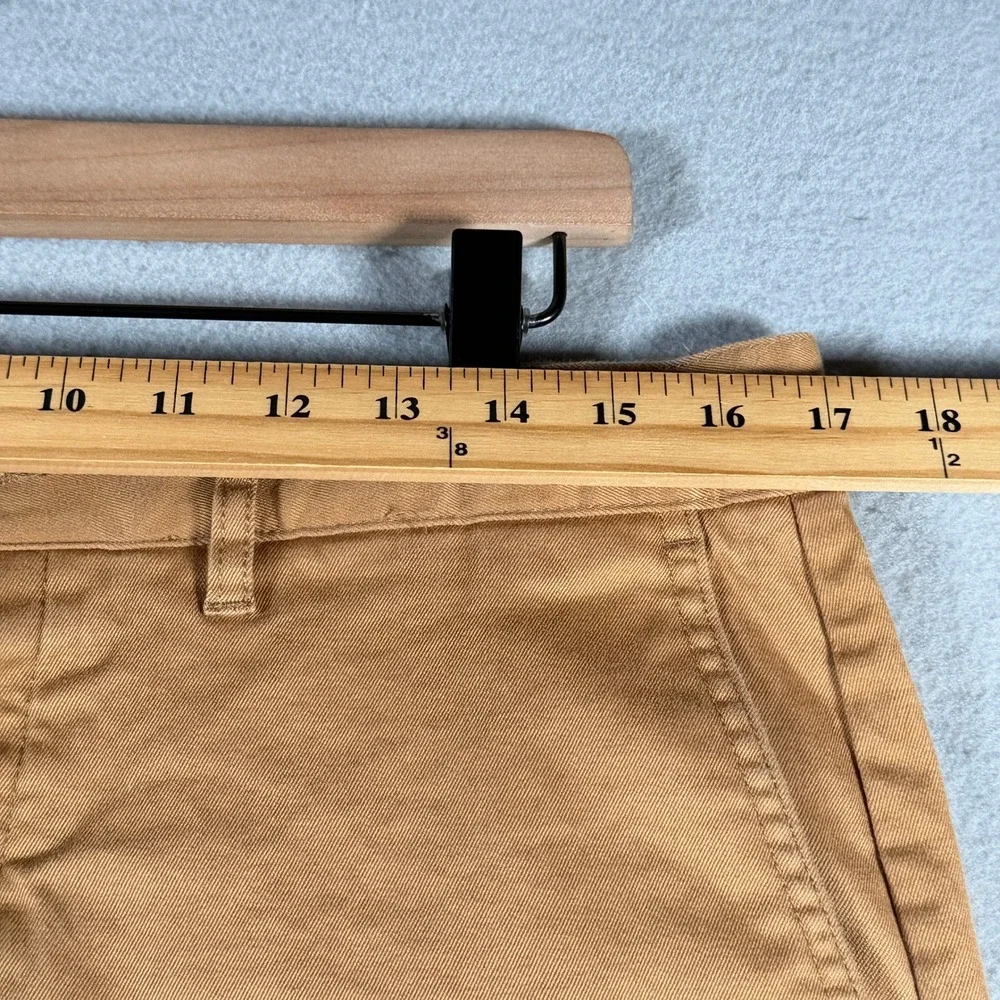Katin Mens Tobacco Brown Chino Pants Straight Leg Cotton Stretch Size 33